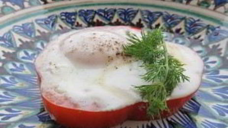 яичница с жидким желтком