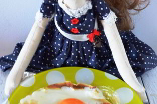 Яичница в блинном конвертике