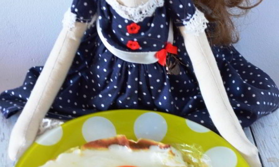 Рецепт яичницы в блинном конвертике