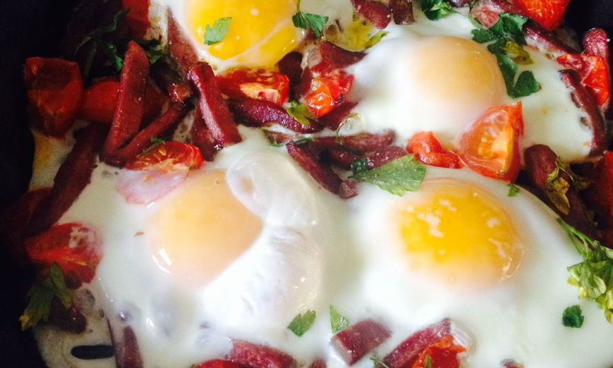 Рецепт яичницы в духовке