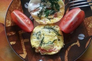 Яичница в микроволновке