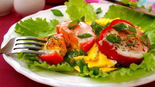 Яичница в перце