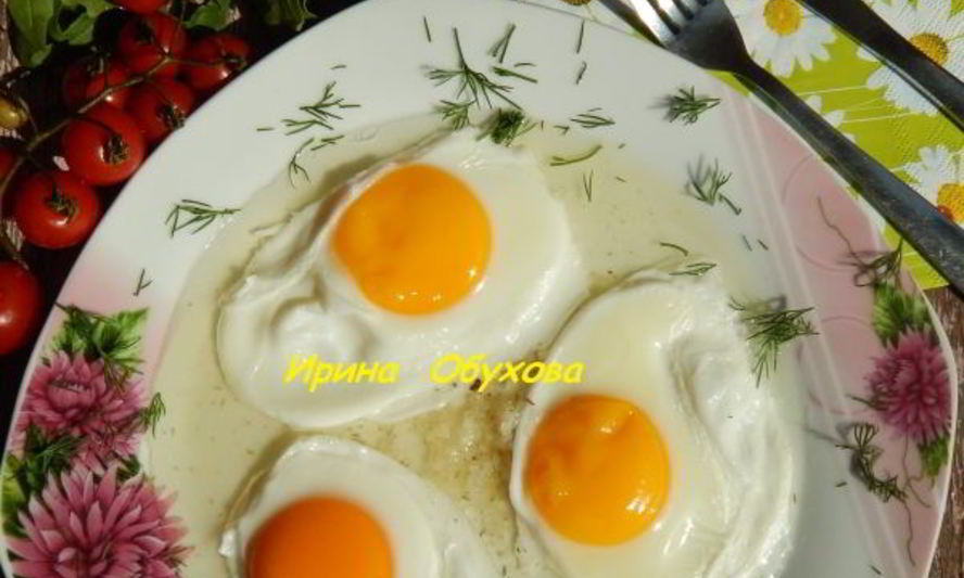Рецепт яичницы в воде