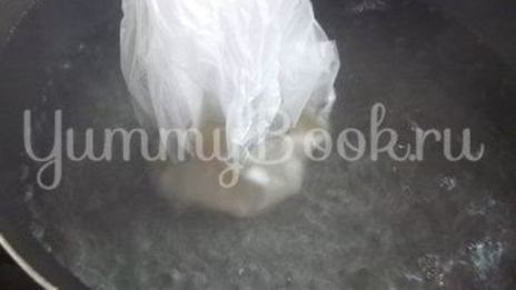 яичница, варенная в пакете