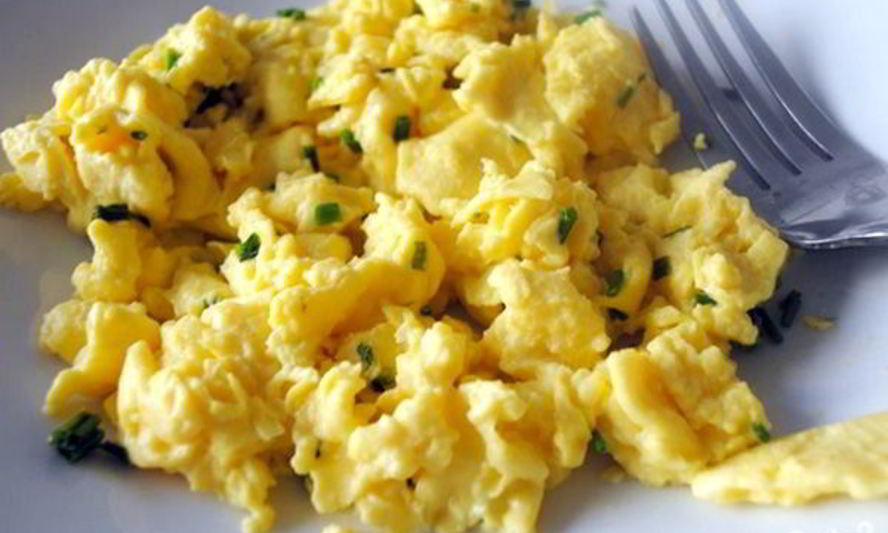 Рецепт яичницы взбитой