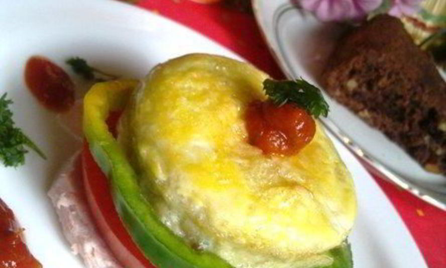 Рецепт запеченной яичницы на завтрак