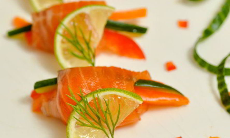 Рецепт закуски из семги калейдоскоп