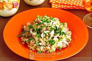 Закуска из свинины и сыра