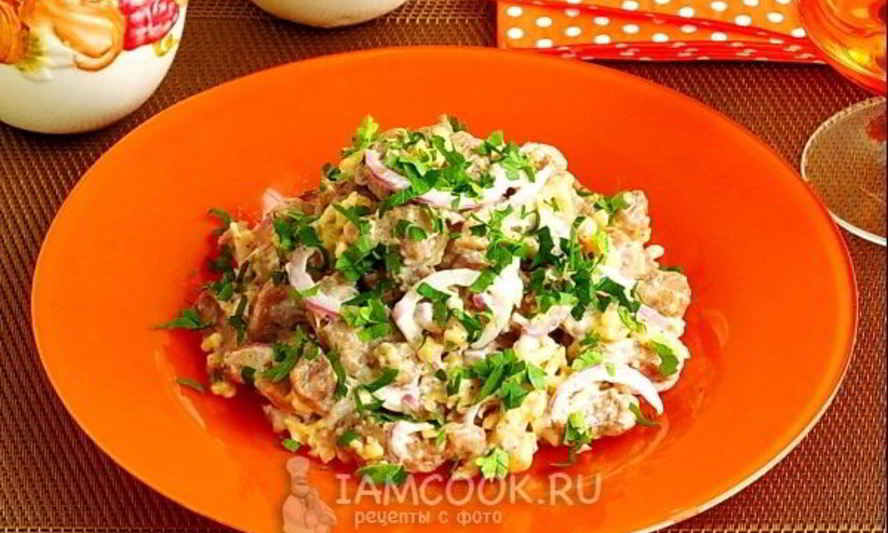 Рецепт закуски из свинины и сыра