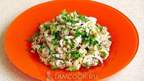 закуска из свинины и сыра