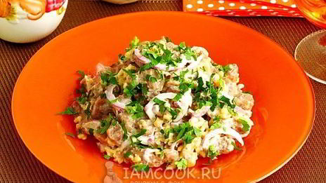 закуска из свинины и сыра