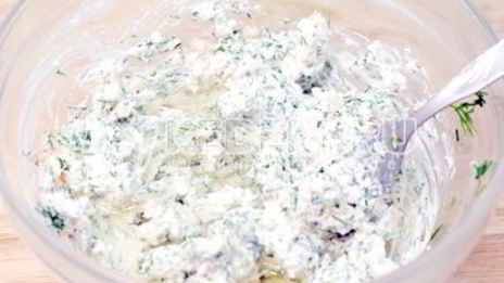 закуска из сыра фета с гренками