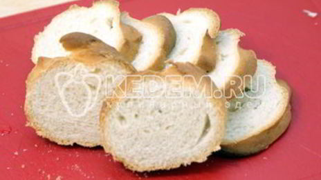 закуска из сыра фета с гренками