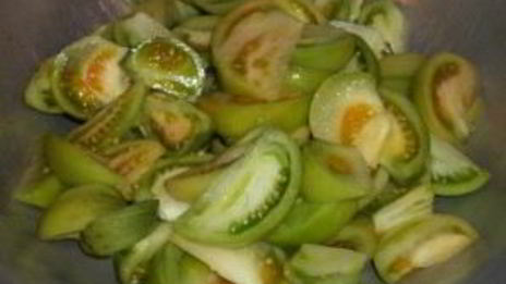 закуска из зеленых помидоров