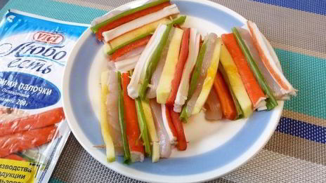 закуска полосатый коврик