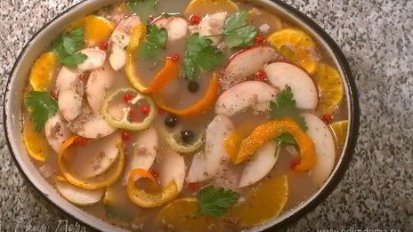 праздничное заливное из утки с брусникой утиная история