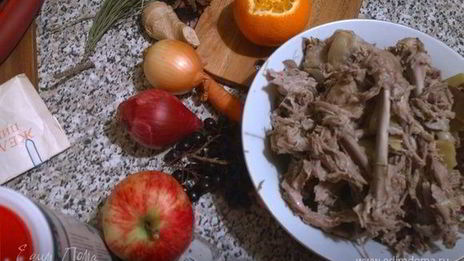 праздничное заливное из утки с брусникой утиная история