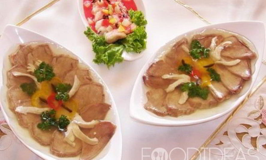 Рецепт заливного из говяжьего языка