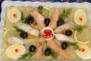 Заливное из красной рыбы