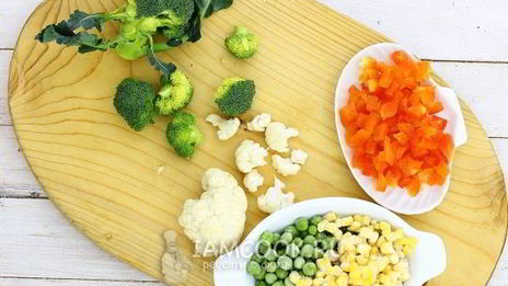 заливное из овощей