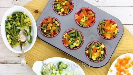 заливное из овощей