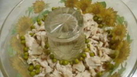 заливное из рыбы и креветок