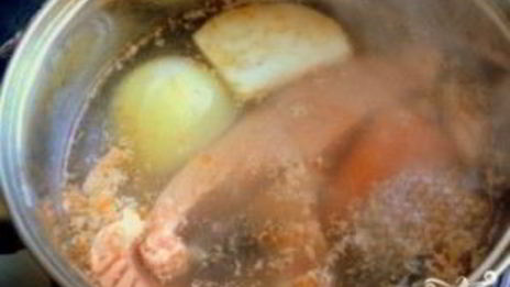 заливное из семги