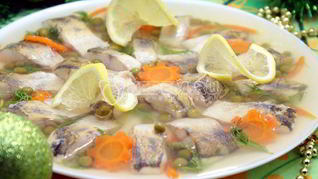 Заливное из судака Праздничное