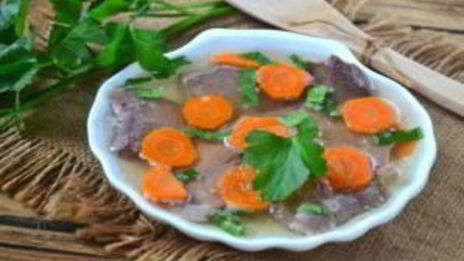 заливное из свиного языка