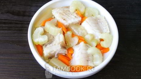 заливное из трески с желатином