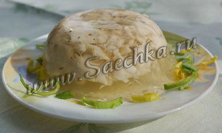 Рецепт заливного из трески