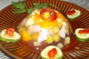 Заливное из ветчины