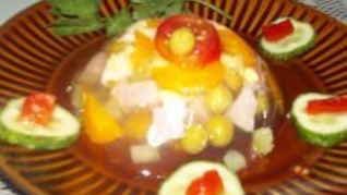 Заливное из ветчины