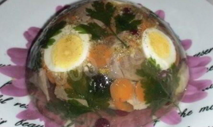 Рецепт заливного из языка говяжьего с желатином