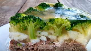 Заливное с брокколи