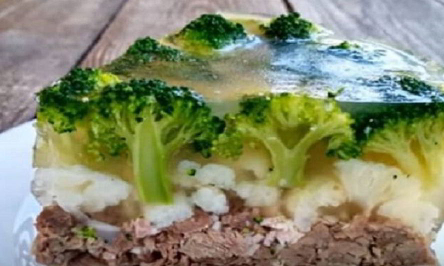 Рецепт заливного с брокколи