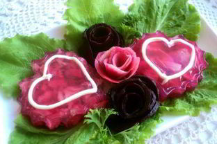 Заливное Сердечки