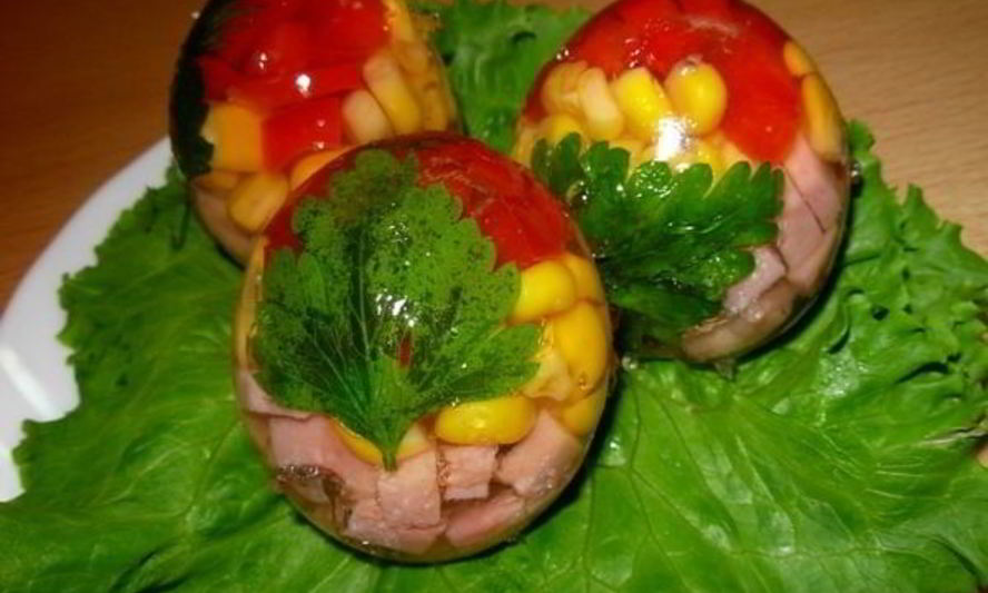 Рецепт заливных яиц