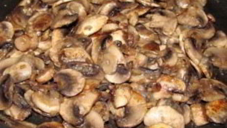 грибной жульен в тарталетках