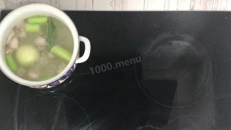 классический жульен с курицей и грибами