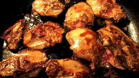 жульен печеночный с грибами под сыром джюгас