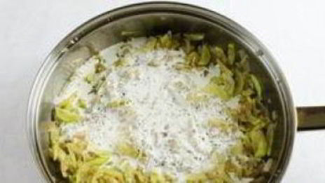 жульен с баклажанами