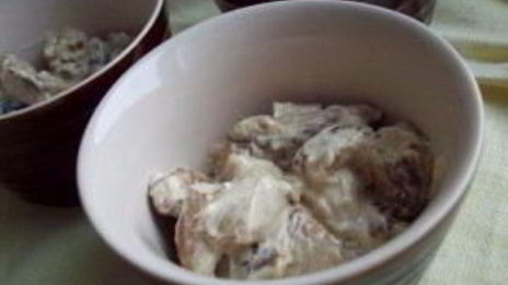 жульен с грибами и баклажанами