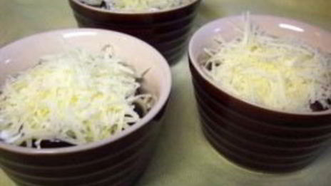 жульен с грибами и баклажанами