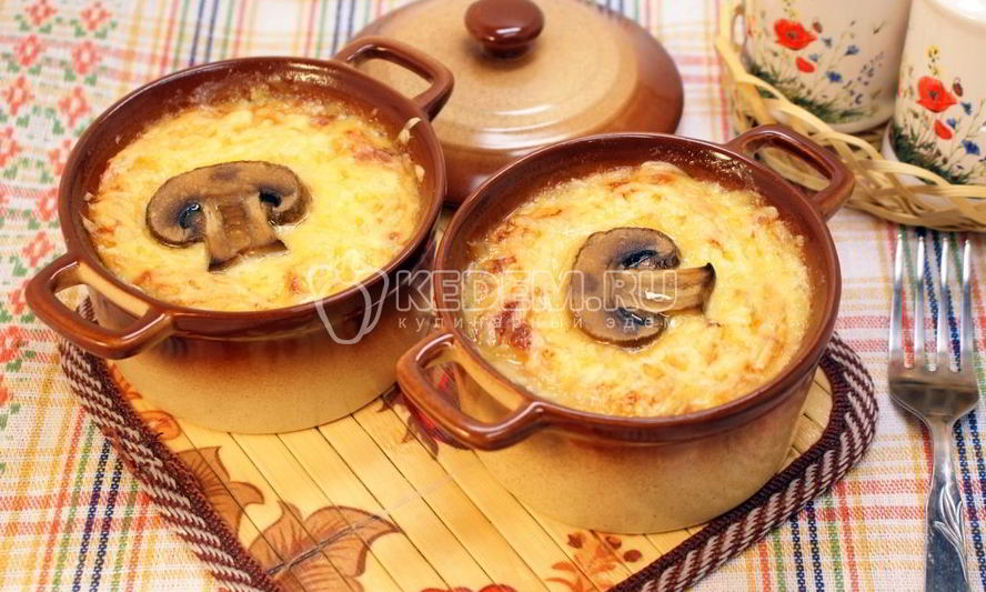 Рецепт жульена с грибами