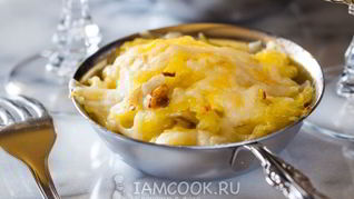 Жульен с картошкой и грибами