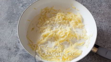 жульен с картошкой и грибами