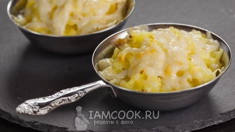жульен с картошкой и грибами