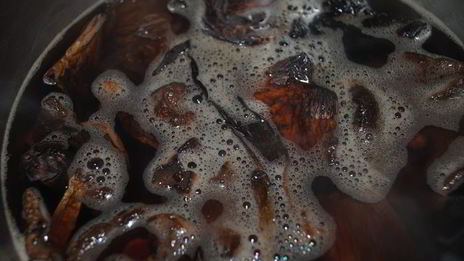 жульен с копченой индейкой