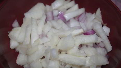 жульен с копченой индейкой